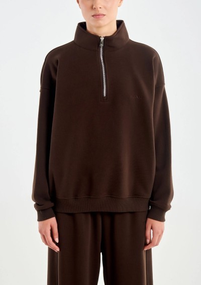 Vicolo - Camionneur sweatshirt with embroidery - TAC0297 - Tadolini Abbigliamento