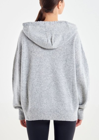 Vicolo - Felpa in lana con cappuccio - 7AC7027 - Tadolini Abbigliamento
